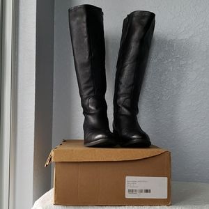 Steve Madden Lace Up Leather Boots